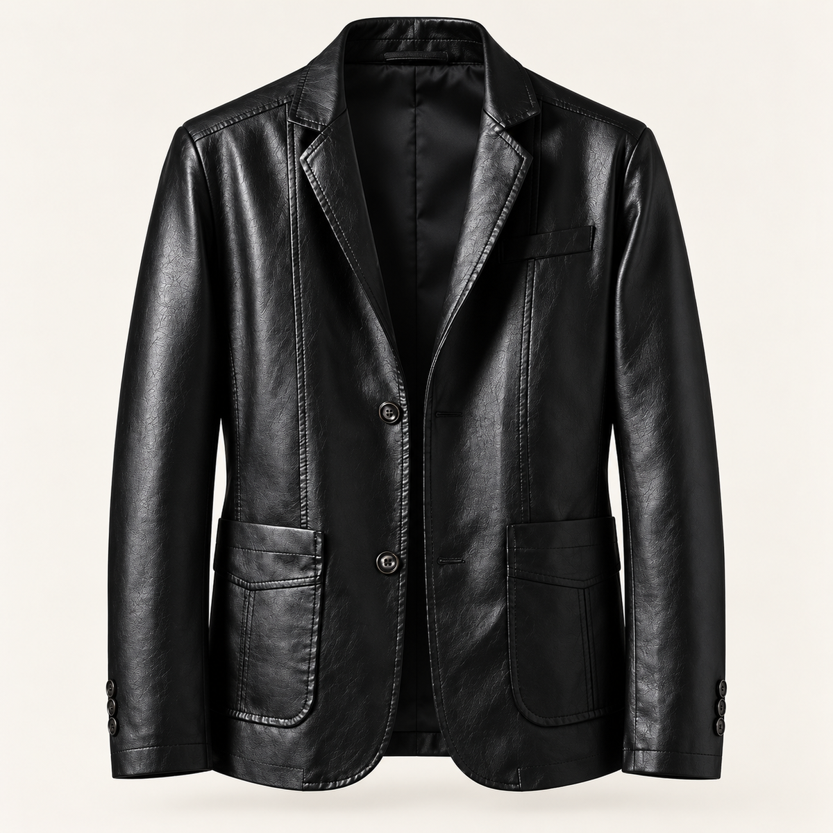 Men's blazer in black, product view
