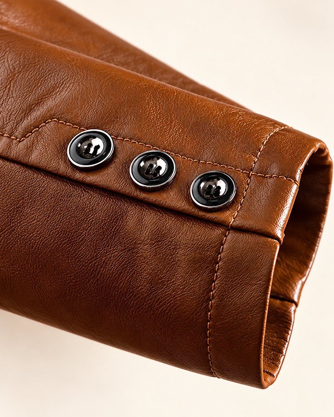 Men's blazer in brown, detail view