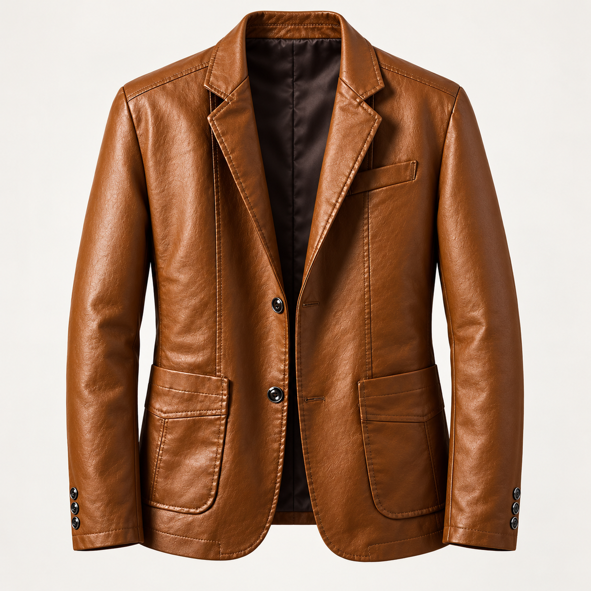 Men's blazer in brown, product view
