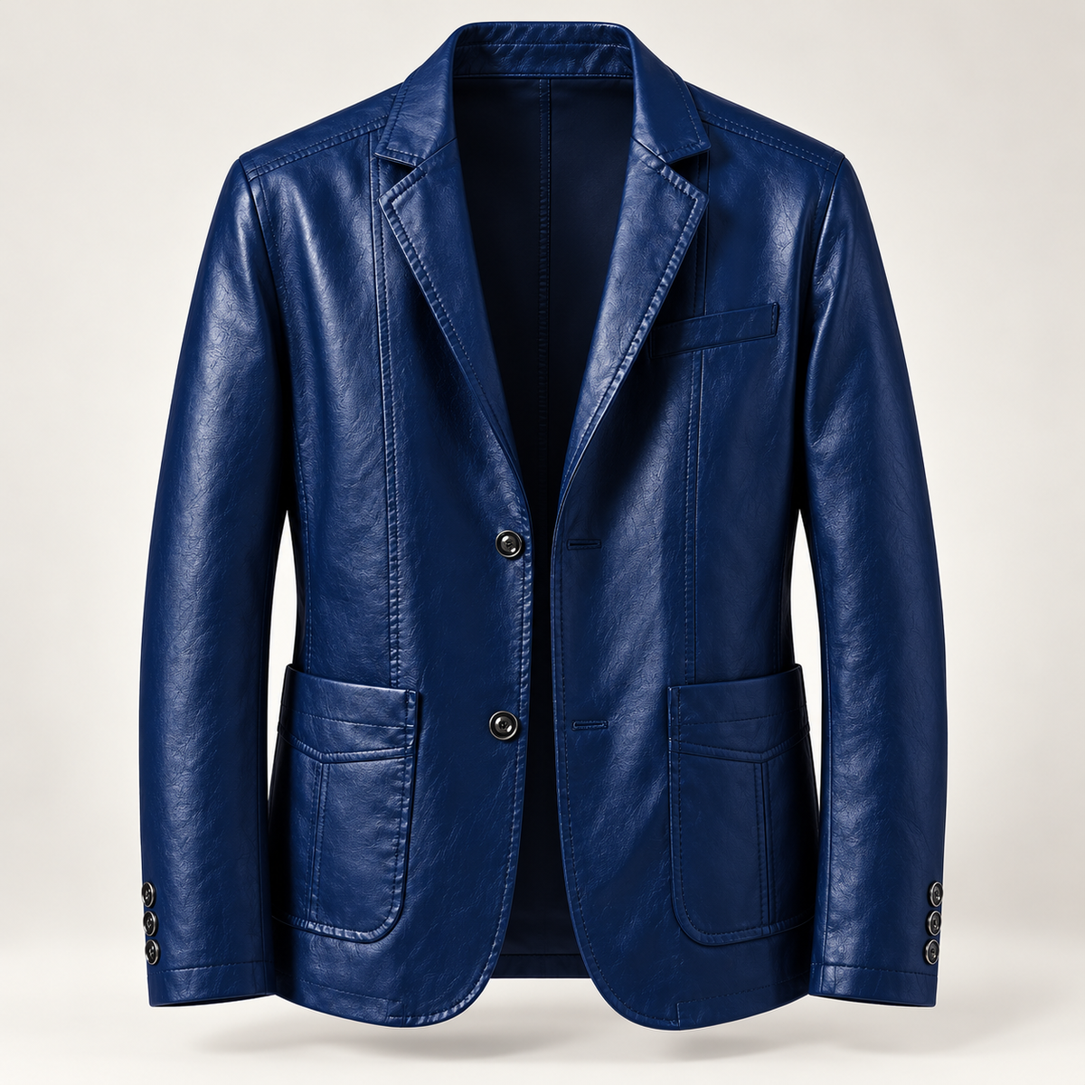 Men's blazer in blue, product view