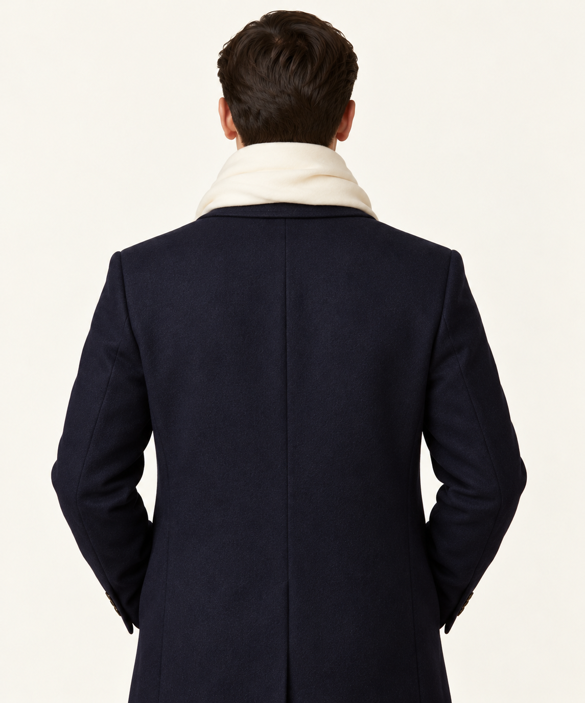 White on model - back