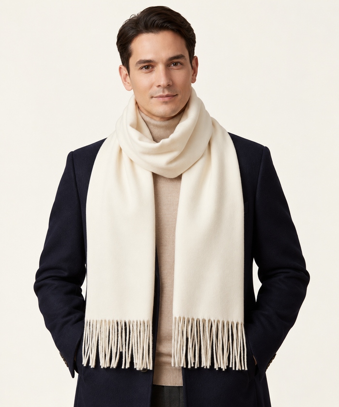 White on model - front