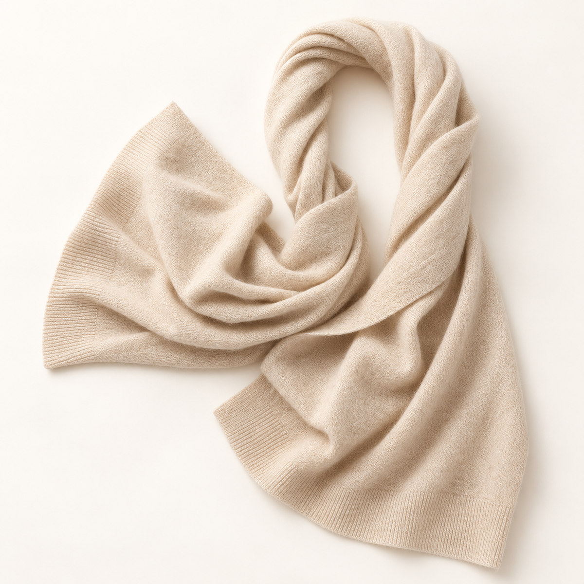 Beige scarf — product only