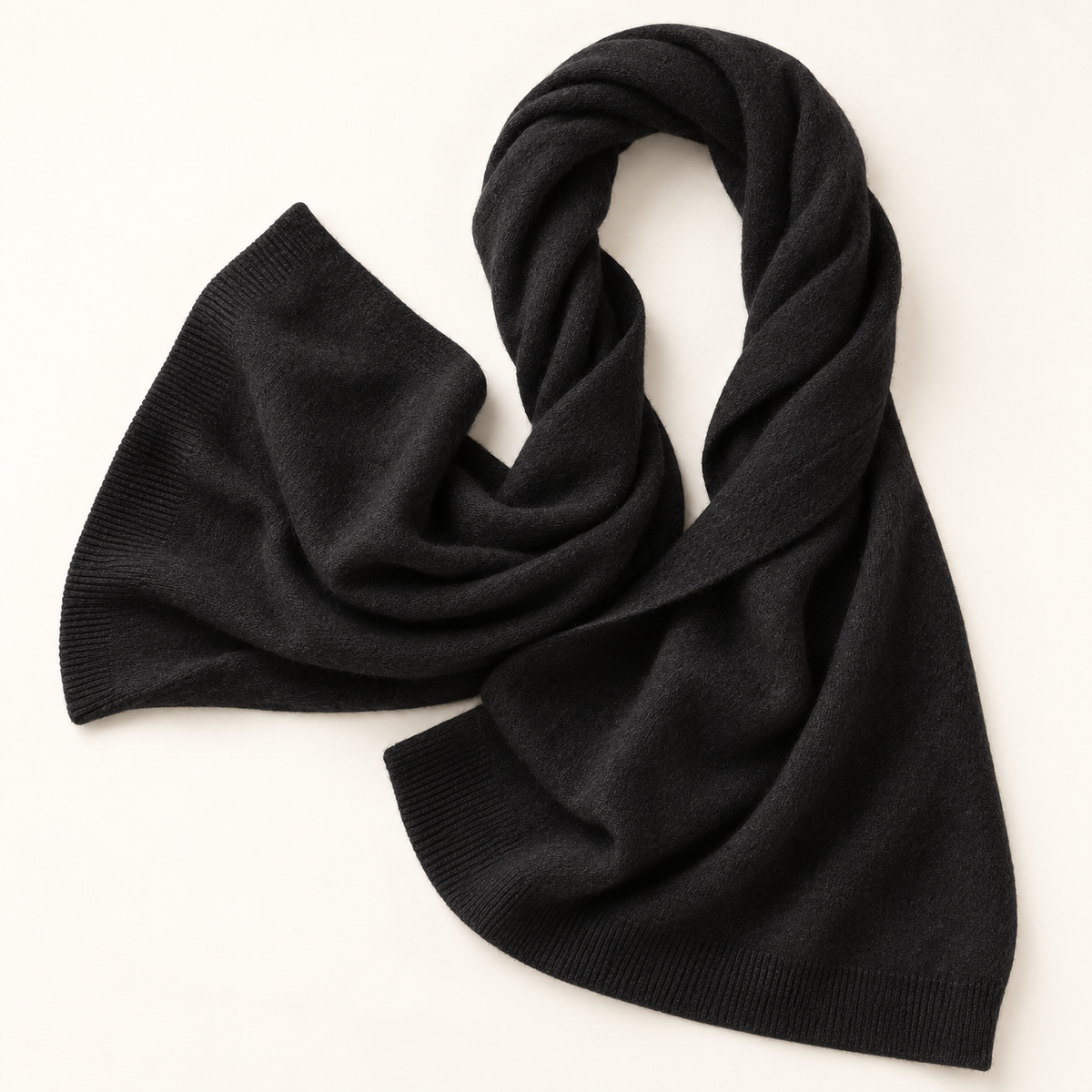 Black scarf — product only
