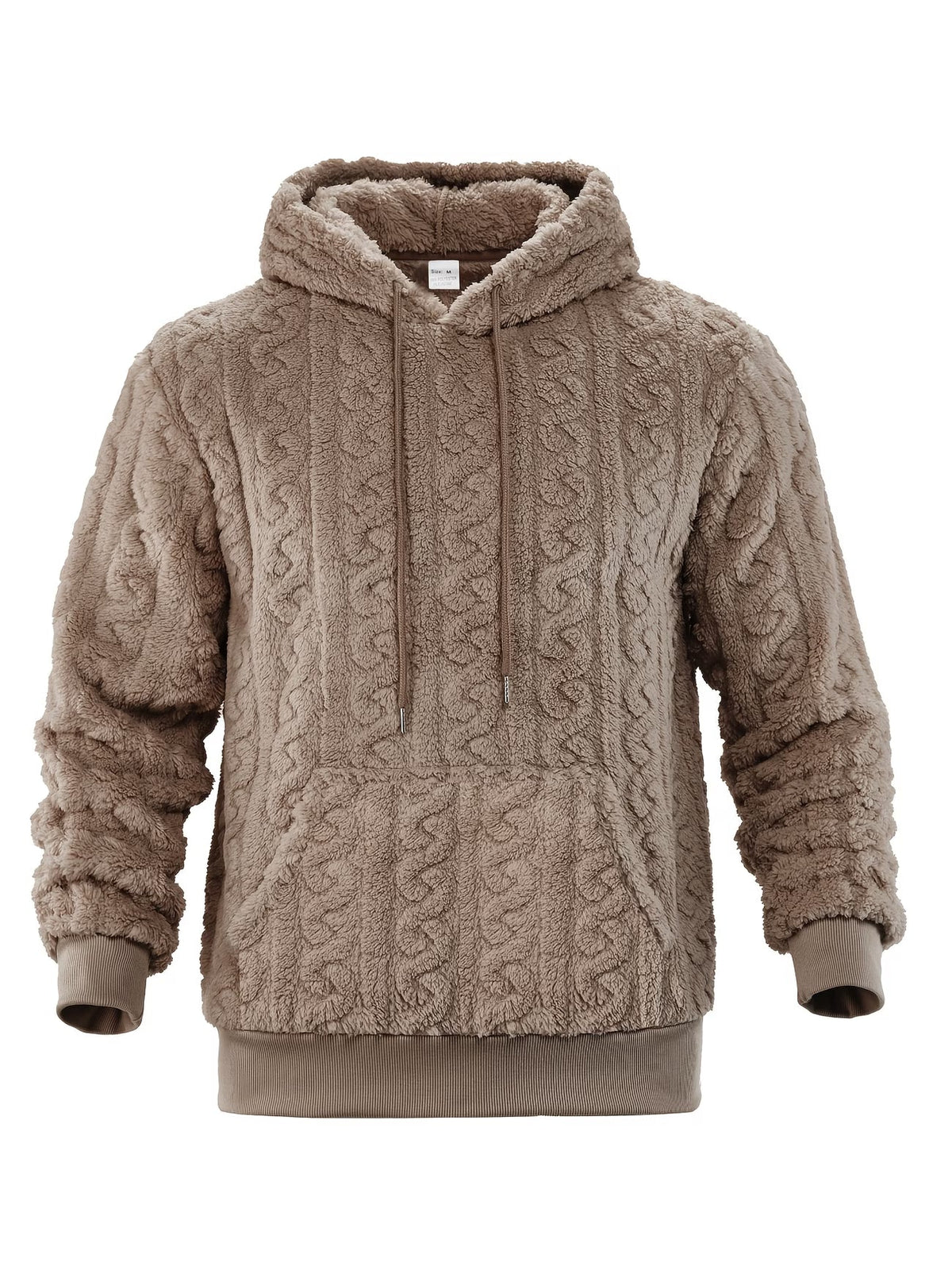 Men's Zip Up Knit - Striped Hooded Jumper Full Zip Regular Fit