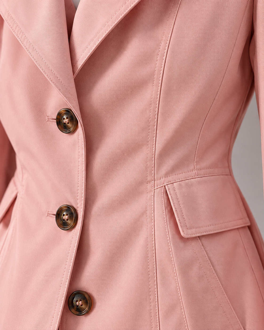 Women's Trench Coat - Lightweight Smart Casual Easy Care Jacket
