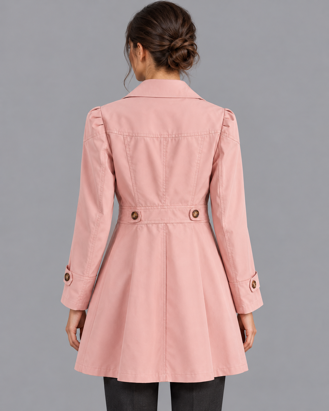 Women's Trench Coat - Lightweight Smart Casual Easy Care Jacket