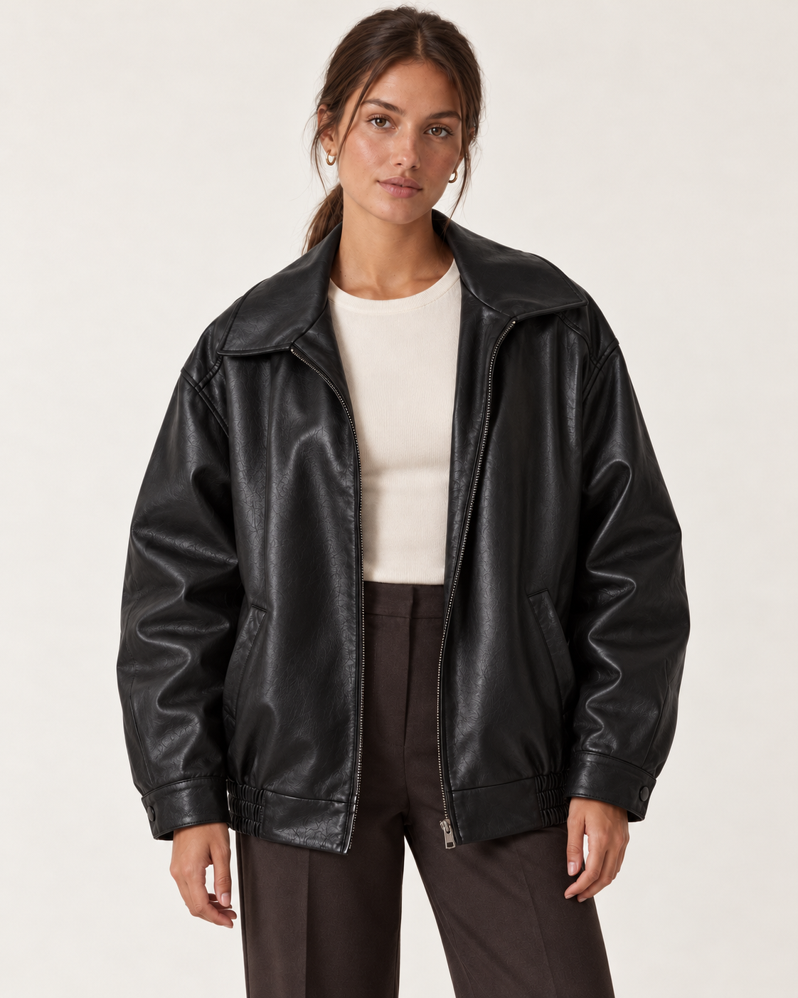 Black front on model