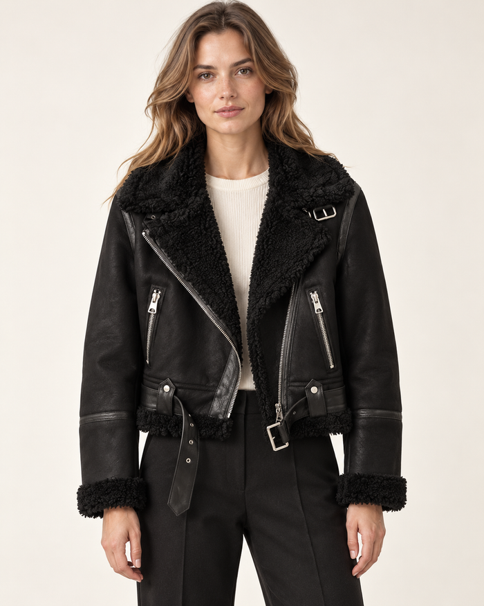 Black front on model