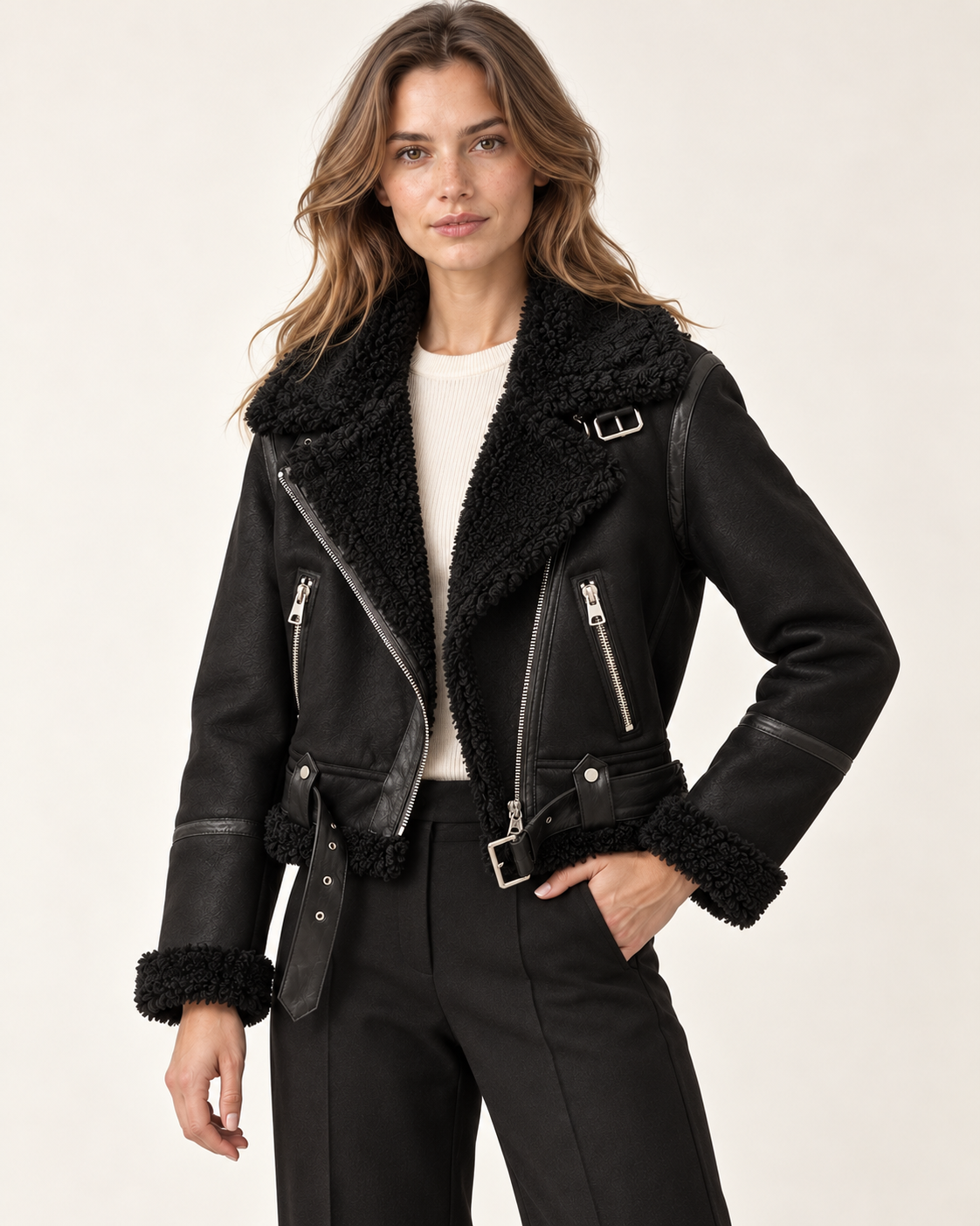 Black three-quarter