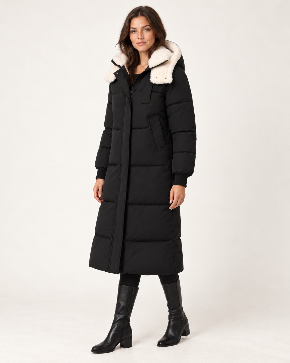 Black three-quarter
