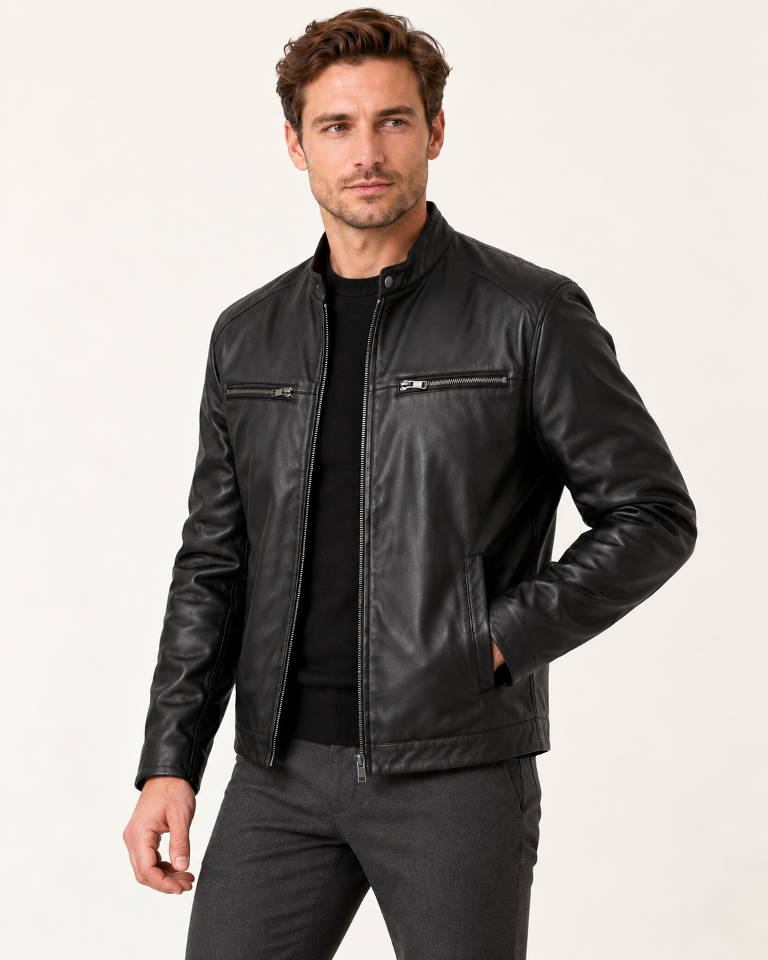 Black – three-quarter