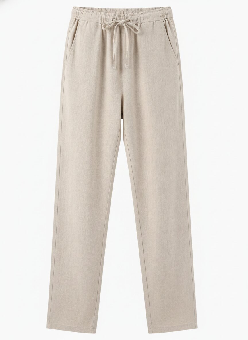 Men's Summer Trousers - Wide Leg Relaxed Fit