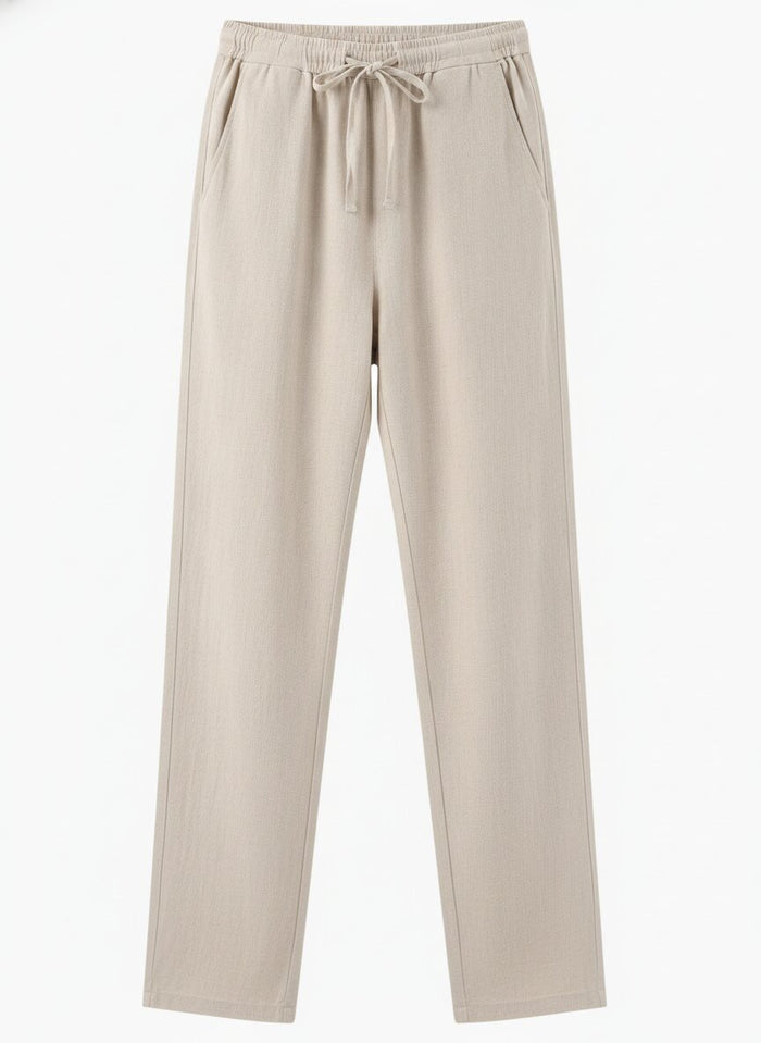Men's Summer Trousers - Wide Leg Relaxed Fit